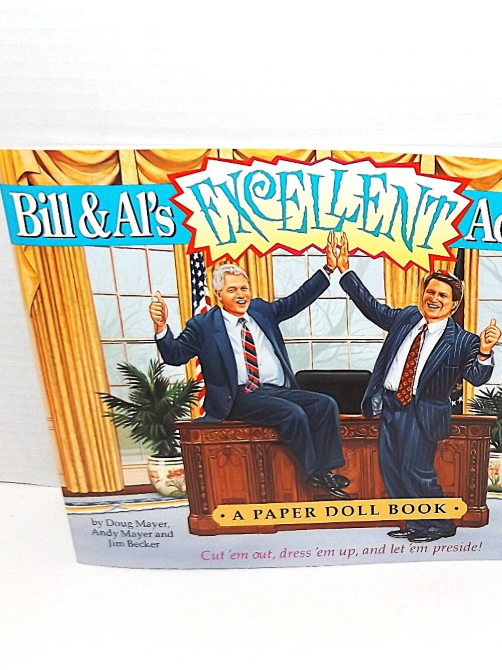 1994 Bill & Al’s Excellent Adventure Paper Doll Cut Out Book Soft Cover New Othe
